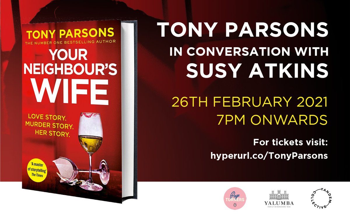 You only have three more days to get your bundle-tickets to this event. 🍷Great wine and a great book for a Friday night? 📕 Sounds like a winner to me. #YourNeighboursWife Tickets available here: eventbrite.co.uk/e/tony-parsons…