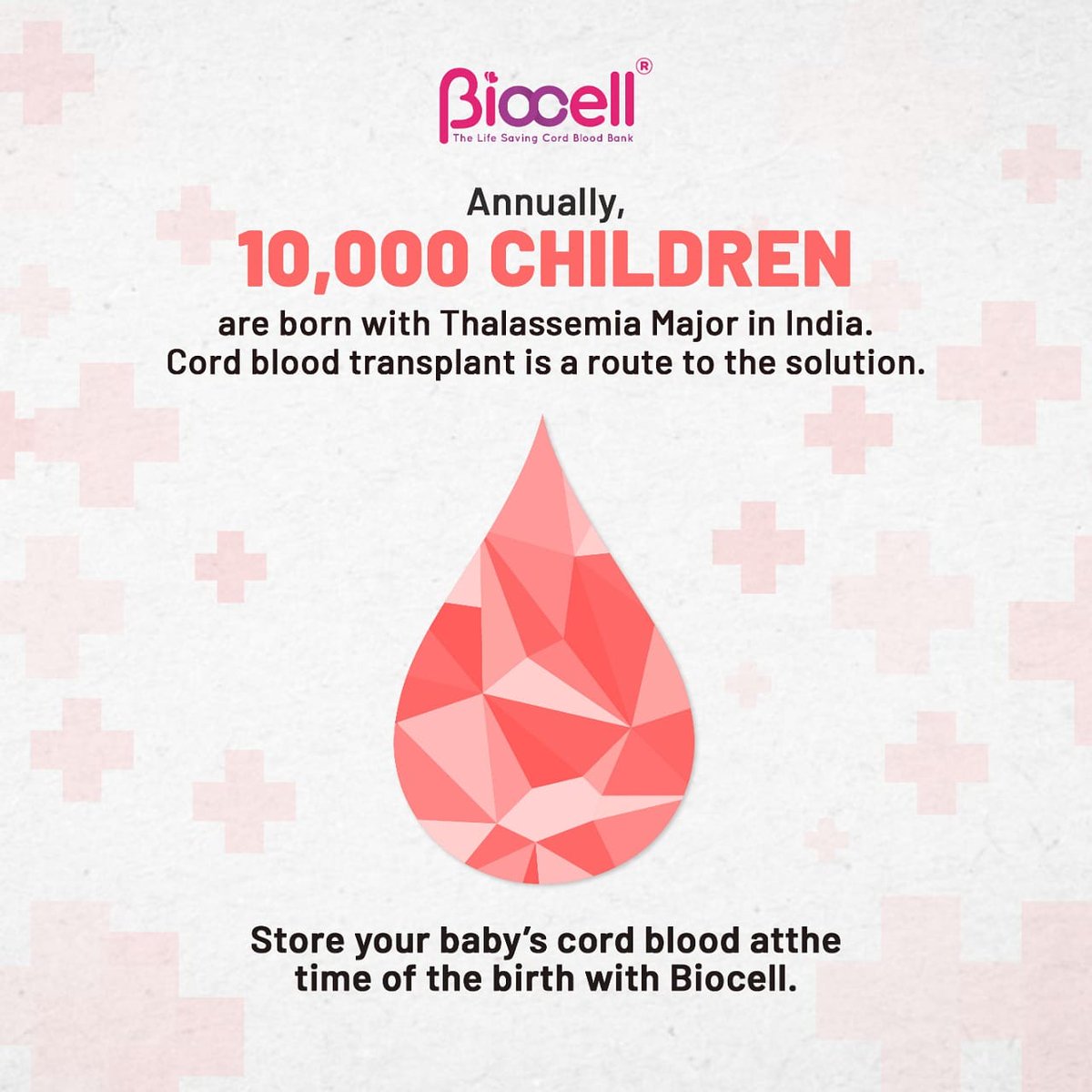 biocell_india's tweet photo. Protect your child with 80+ life threatening dieases by storing their cordblood stem cells. 

Book your appointment today with us to learn more.

#biocell #healthcare #familyhealth #stemcells #stemcelltherapy  #Thalassemiamajor #cordbloodbankindia #cordbloodbanking #FutureReady https://t.co/qveBWR1RDA
