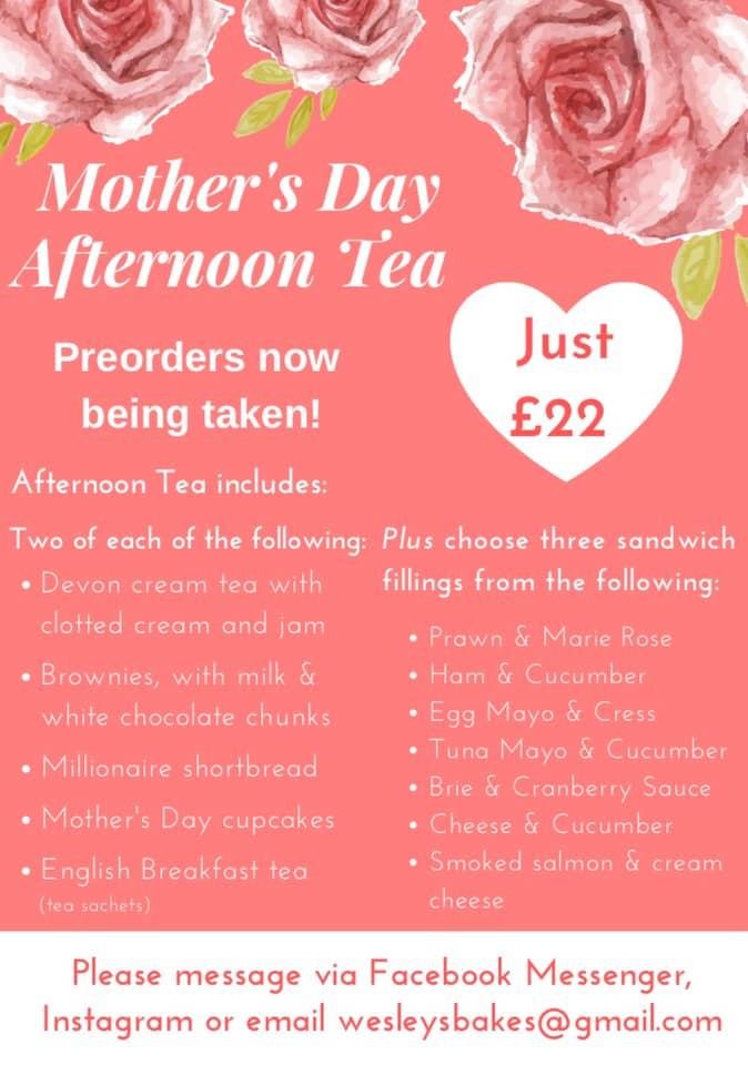 SharleyScott's tweet photo. If your mum lives in Torbay, this lovely treat may make her day. Wesley Bakes is a local, registered small business based in Brixham. There's also free delivery with this freshly made, scrumptious Mother's Day afternoon tea. 

#brixham #torbay #torquay #paignton #MothersDay https://t.co/W7HqOiZo0t