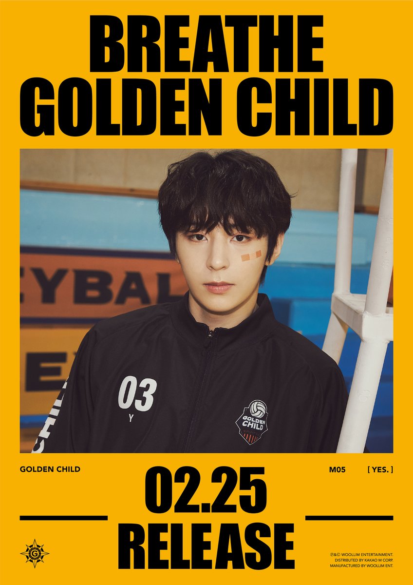 GoldenChild's tweet photo. 골든차일드(Golden Child)
5th Mini Album [YES.]｜[Breathe]
Concept Photo🏐

#Y

2021.02.25 6PM MV Release 

#GoldenChild #골든차일드 #YES
#Breathe https://t.co/coIMxIZSdj