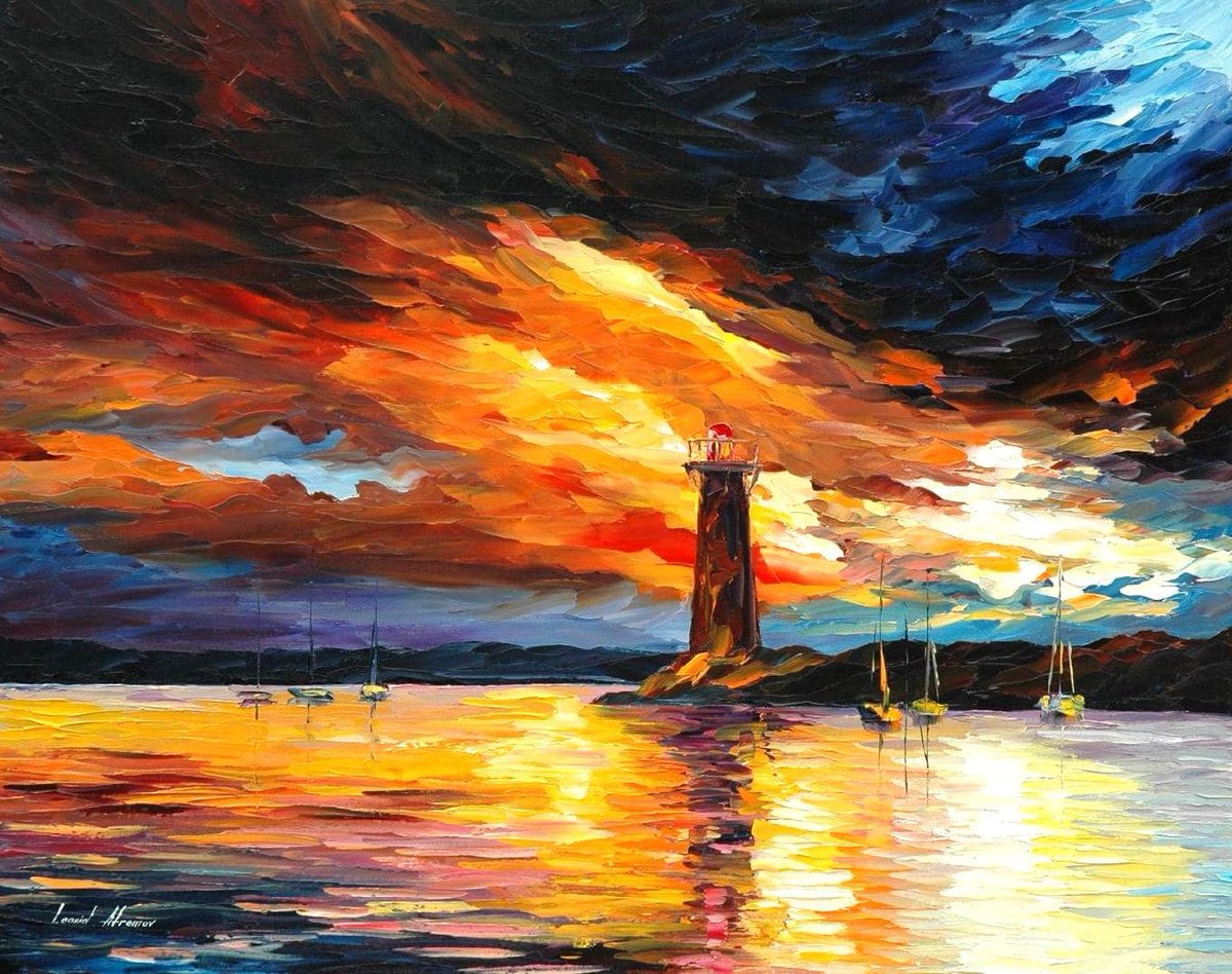 SammersDoc's tweet image. BEFORE A STORM — PALETTE KNIFE Oil Painting On Canvas By Leonid Afremov afremov.com/before-a-storm…