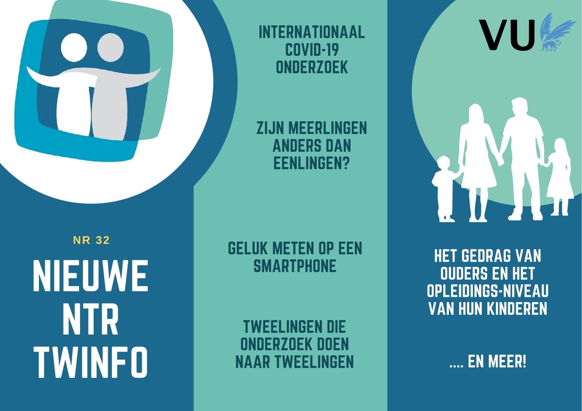 Hebben jullie de nieuwe twinfo al gezien? Deze en alle vorige edities van de twinfo zijn te vinden op onze website: tweelingenregister.vu.nl/deelnemers/reg…