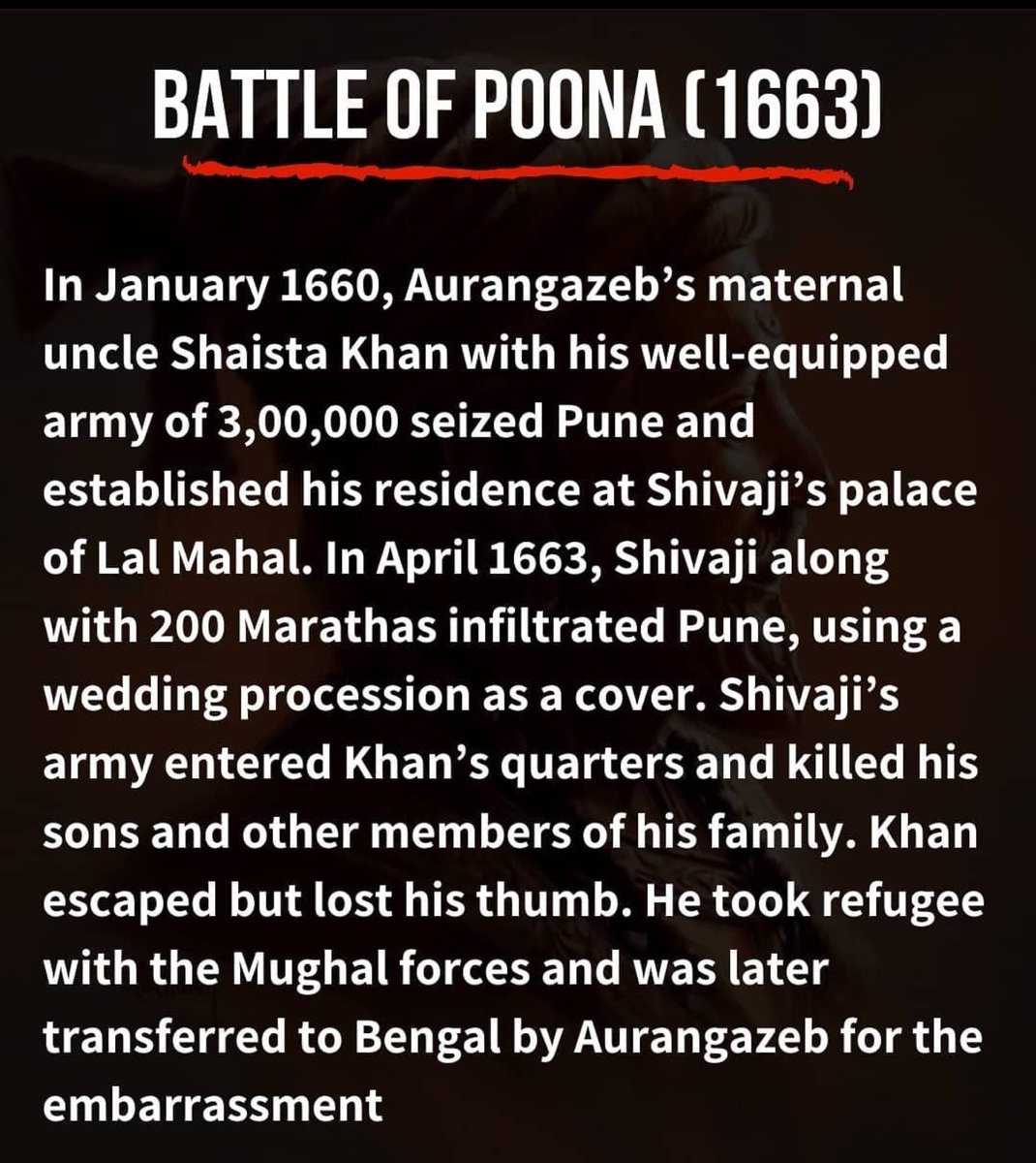 Greatest Battles of  #Chatrapatishivajimaharaj ji. Every Indian should know about this.