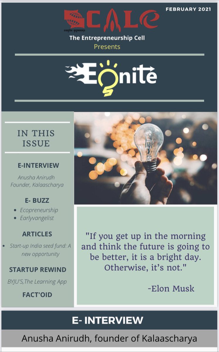 iamanu19's tweet photo. Very excited to share that I was interviewed by prestigious @SIBMBengaluru  and my interview was published in the February newsletter. 
#successstory #successdiaries #interviewed #interviewsuccess #kalaashcharya #businessbrand #entrepreneuradvice https://t.co/jBuIMnOH9V