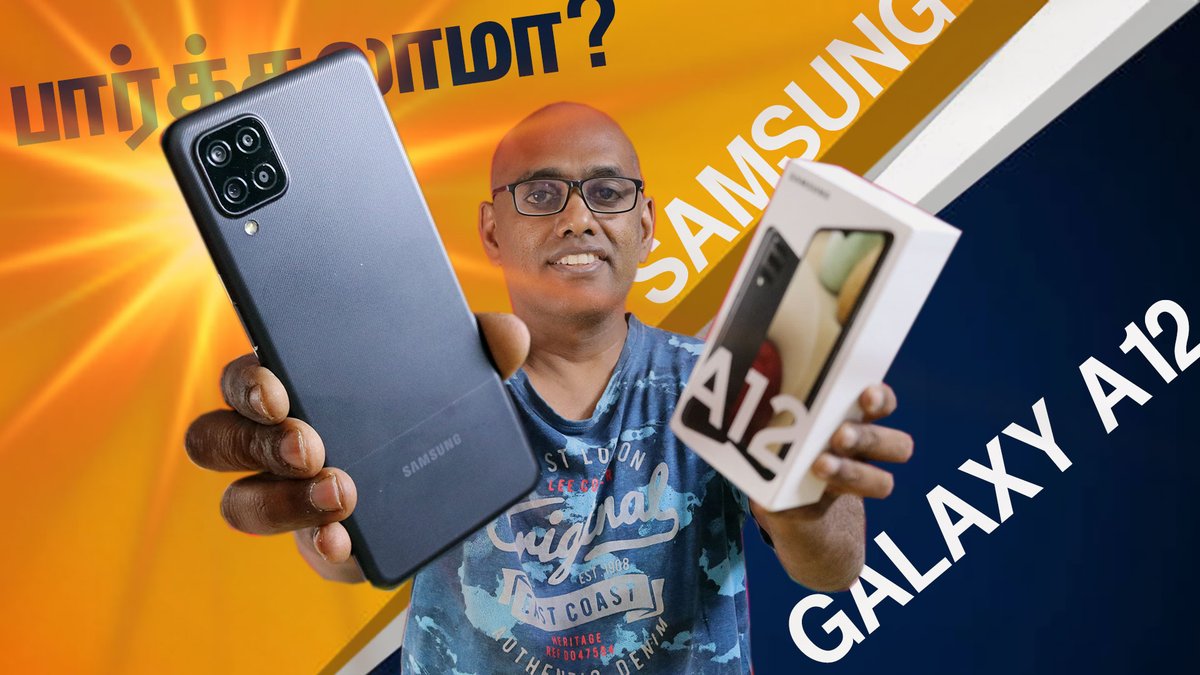 techtamizha's tweet photo. Samsung #GalaxyA12 Unboxing + First Impression and a #Giveaway 🔥 https://t.co/PG9RZ4RMKB Good luck #TTSquad https://t.co/hkO5H58spA