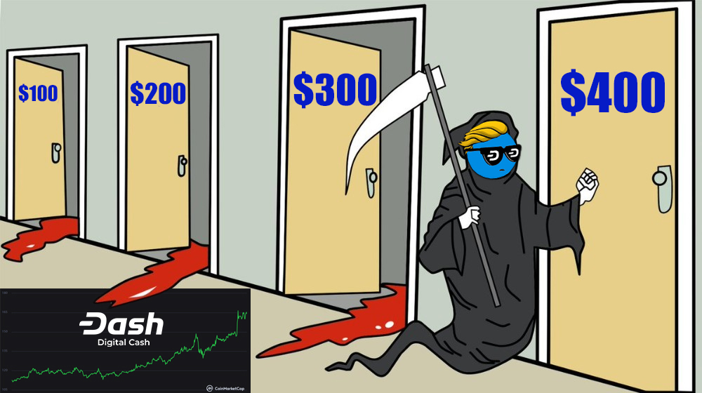 MarkMoneyMason's tweet photo. Call the fire brigade because @Dashpay is on fire!

$Dash is up 17.22% in the last 24 hours! 📈👀🚀

$DASH is at $309 USD with 24-hour trading volume at $3,136,103,175 USD. 😱

48.54% of 9.9M circulating supply is backing masternodes. Very limited available supply on exchanges! https://t.co/OsIcsn6oHT