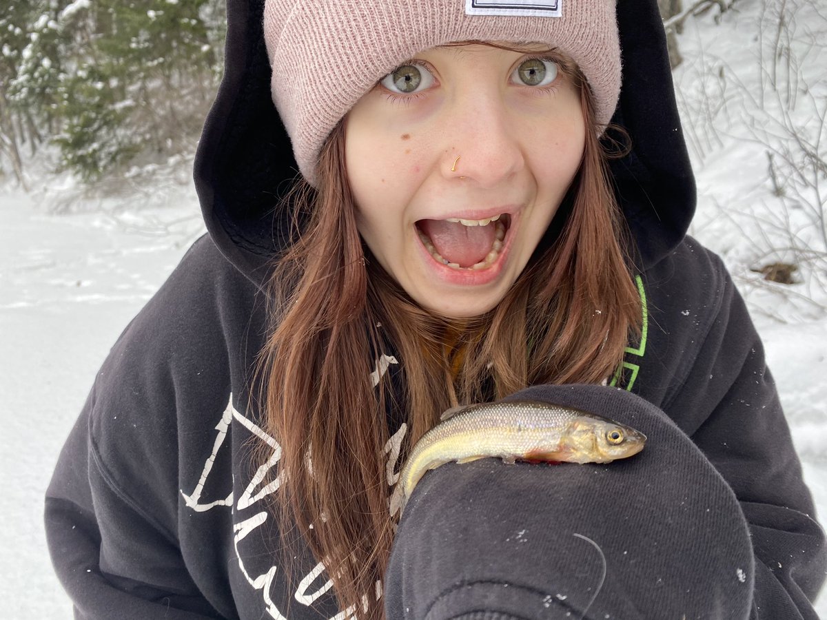EaglePgss's tweet photo. Ice fishing with @DArcy02127084 and Louise Creyke today. So grateful for all of the land-based learning and outdoor excursions that our @PGSS_Polars are able to be a part of @Filly_5 https://t.co/F3cdR57wQ1