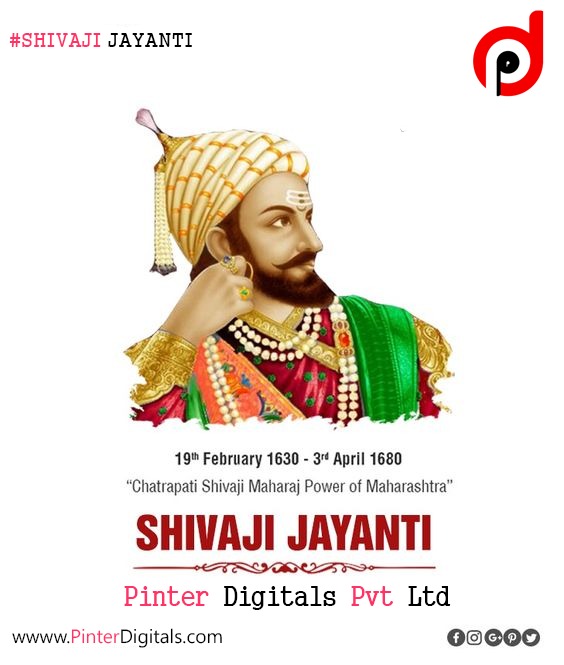 DigitalsPinter's tweet photo. @DigitalsPinter Digitals humble tributes to the legendary Maratha warrior king, Chhatrapati #ShivajiMaharaj on his birth anniversary today.
#ShivajiJayanti, #Shivaji ,#pinterdigitals https://t.co/2G4dKkabNL