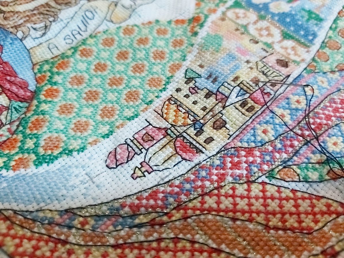 baruhinahappy's tweet photo. Avanzando 😊
#puntodecruz
#crossstitcher
#PeaceAngel https://t.co/OqvurJHePL