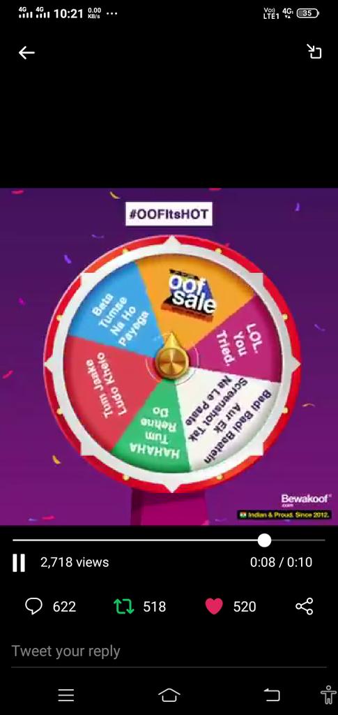 AnitaAh77780370's tweet photo. @Bewakoof_IN #ContestAlert #giveaways #dealztrendsgiveaway #bewakoofgiveaway #GiveawayAlert #ContestIndia #contests #dailycontests 
Join
@VaishaliMaisur2 @Chhbi777 @Chhayadhamecha @RenuPansari1 @SanjayJ45449140 @Sappy786 https://t.co/1voAe95Pgc