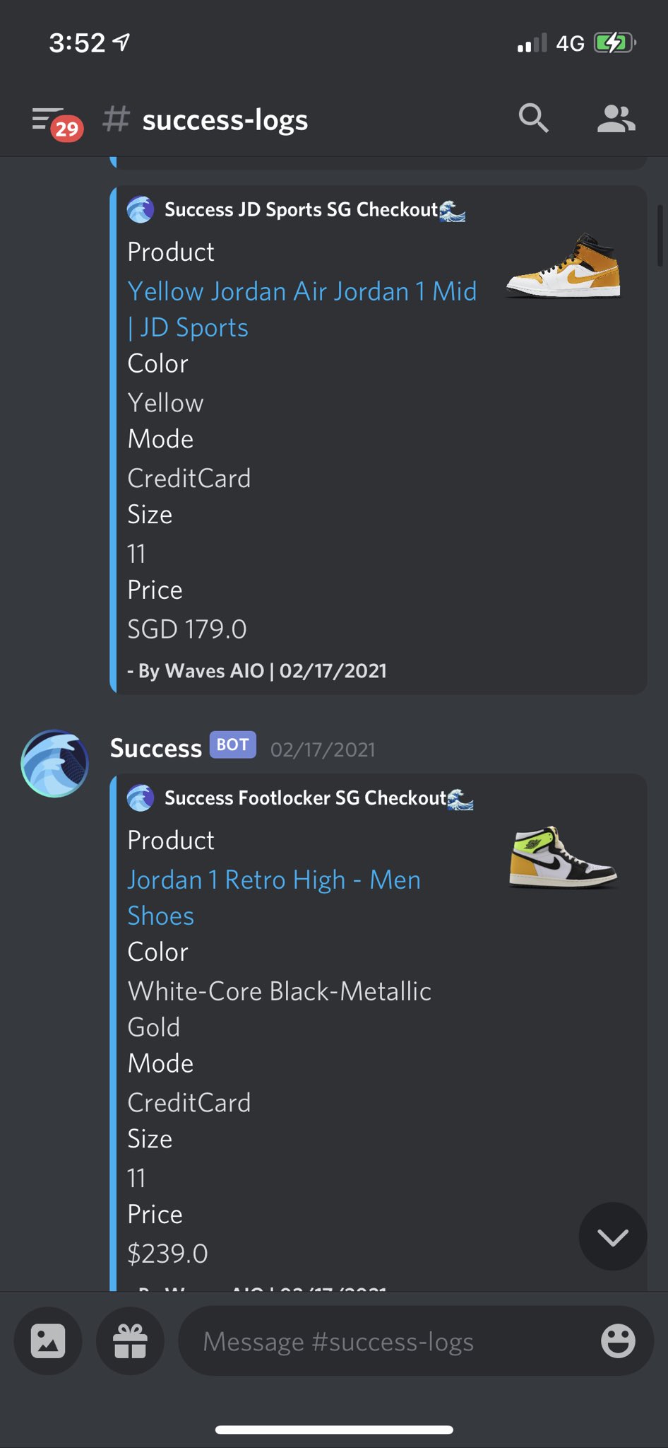 footlocker sg jordan 1