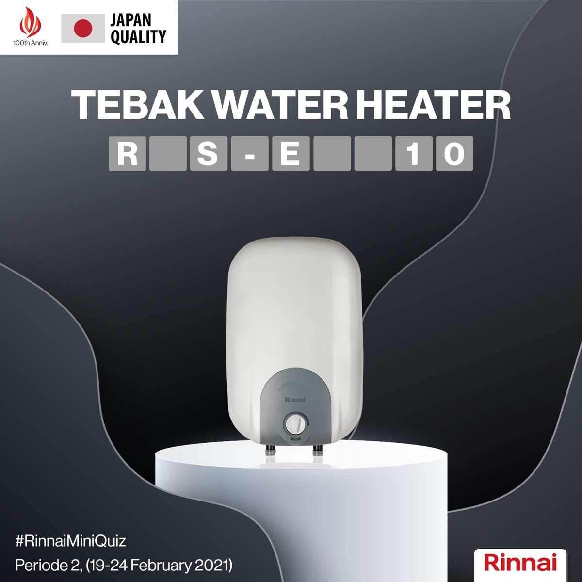 7. Tulis jawaban kamu dengan mention socmed Rinnai Indonesia diikuti dengan format (Nama Asli Lengkap) spasi (Kota) spasi (Jawaban) dengan hashtag #RinnaiMiniQuiz #AMANjadiNYAMAN dan mention 3 orang temanmu.