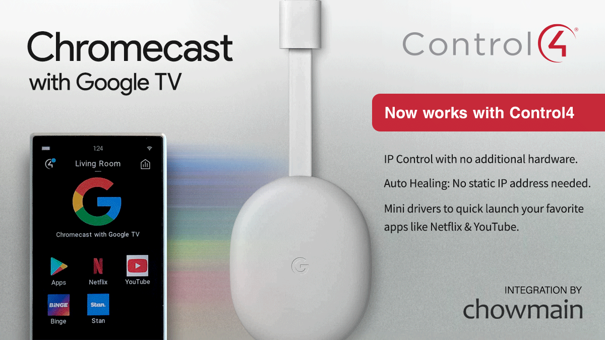 Chowmain - Android TV (Amazon Fire TV, Chromecast with Google TV, AirTV,  Xiaomi Mibox, etc) driver for Control4 - Third Party Software - c4forums |  The Control4 Community