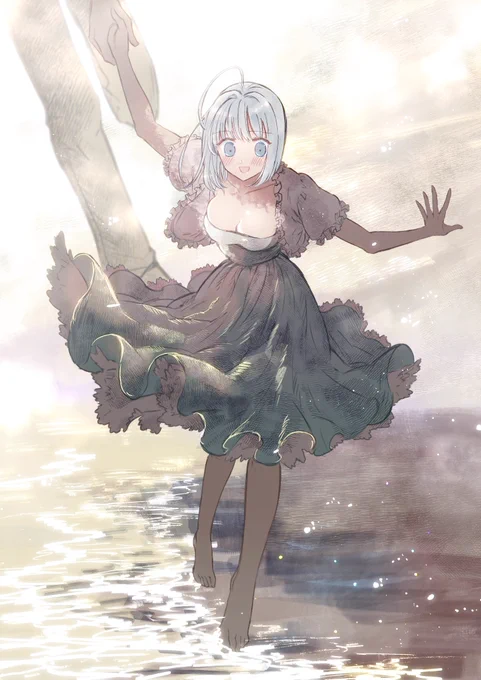 イラスト練習してます～あたらしいペンおためし!あとカラーパレットも活用してみた。 