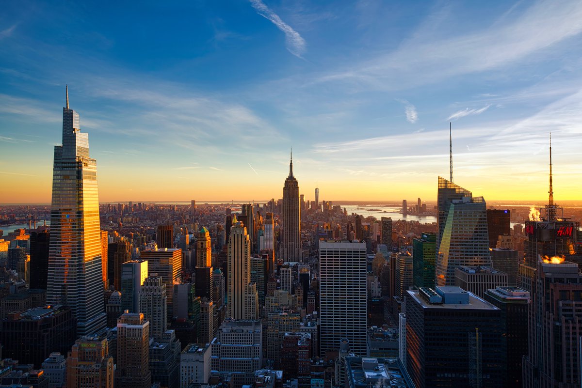 chocotuits's tweet image. Ayer subí de nuevo al Top of the Rock para fotografiar el atardecer.