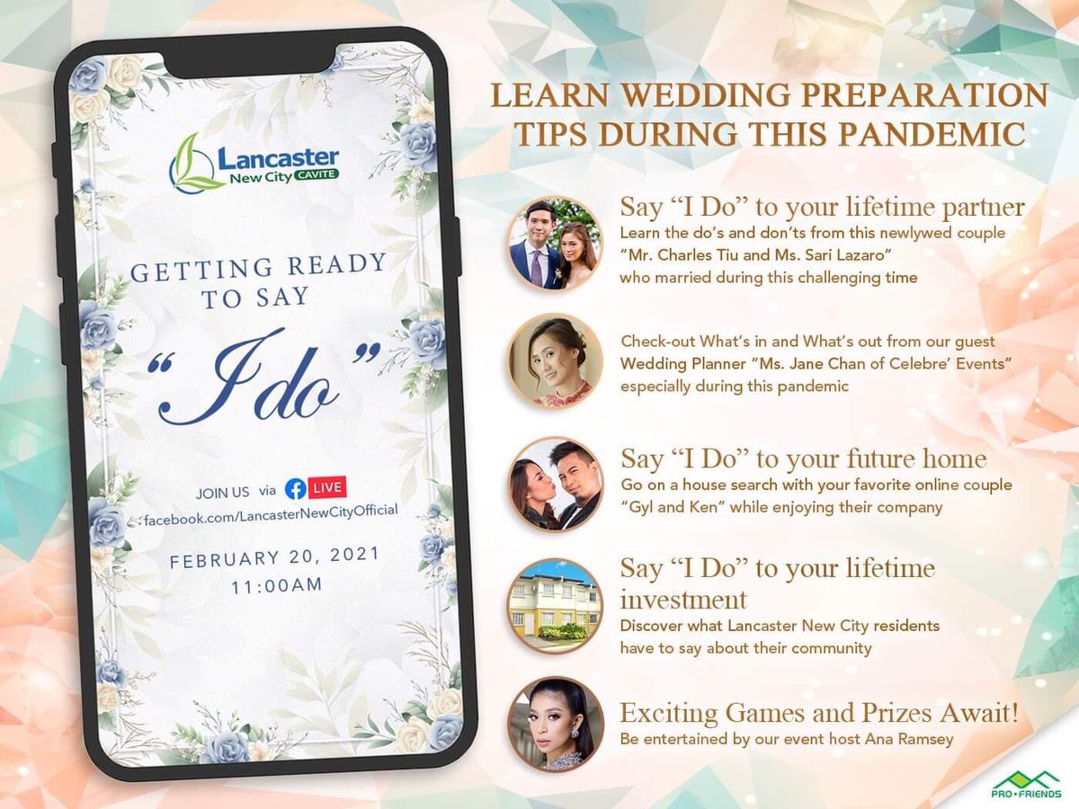 anamazingramsey's tweet photo. I'm inviting you to join us this February 20 at 11 am to Lancaster New City’s FB Live at 
https://t.co/8a8kDlVIBW

"Getting Ready To Say I Do: Learn Wedding Preparation Tips During This Pandemic”. https://t.co/NSJ7xMTWj3