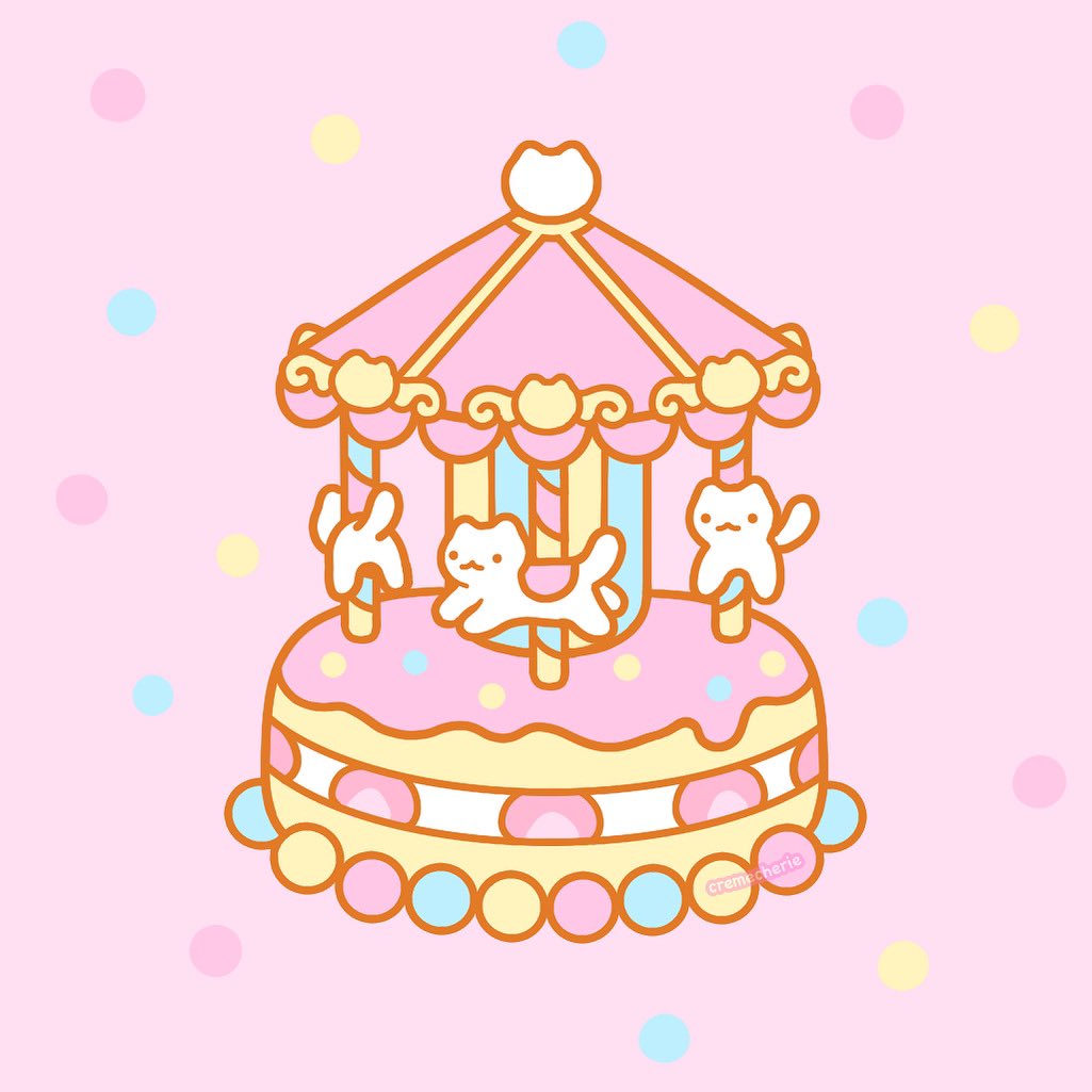 cremecherie's tweet photo. hi i’m cherie! i love drawing cute cats 🐱🌼🌈 #AnimalArtistsUnite https://t.co/vMz1ihg5qY