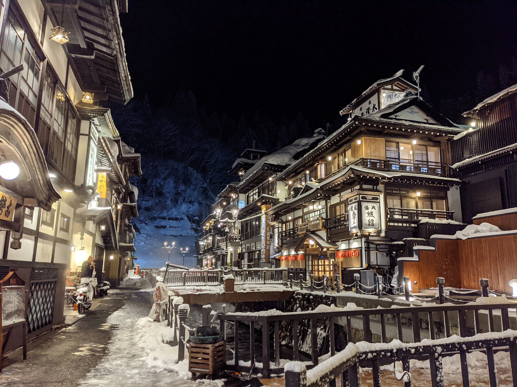 Ushigyu 冬の銀山温泉 T Co Htapbvicwr Twitter