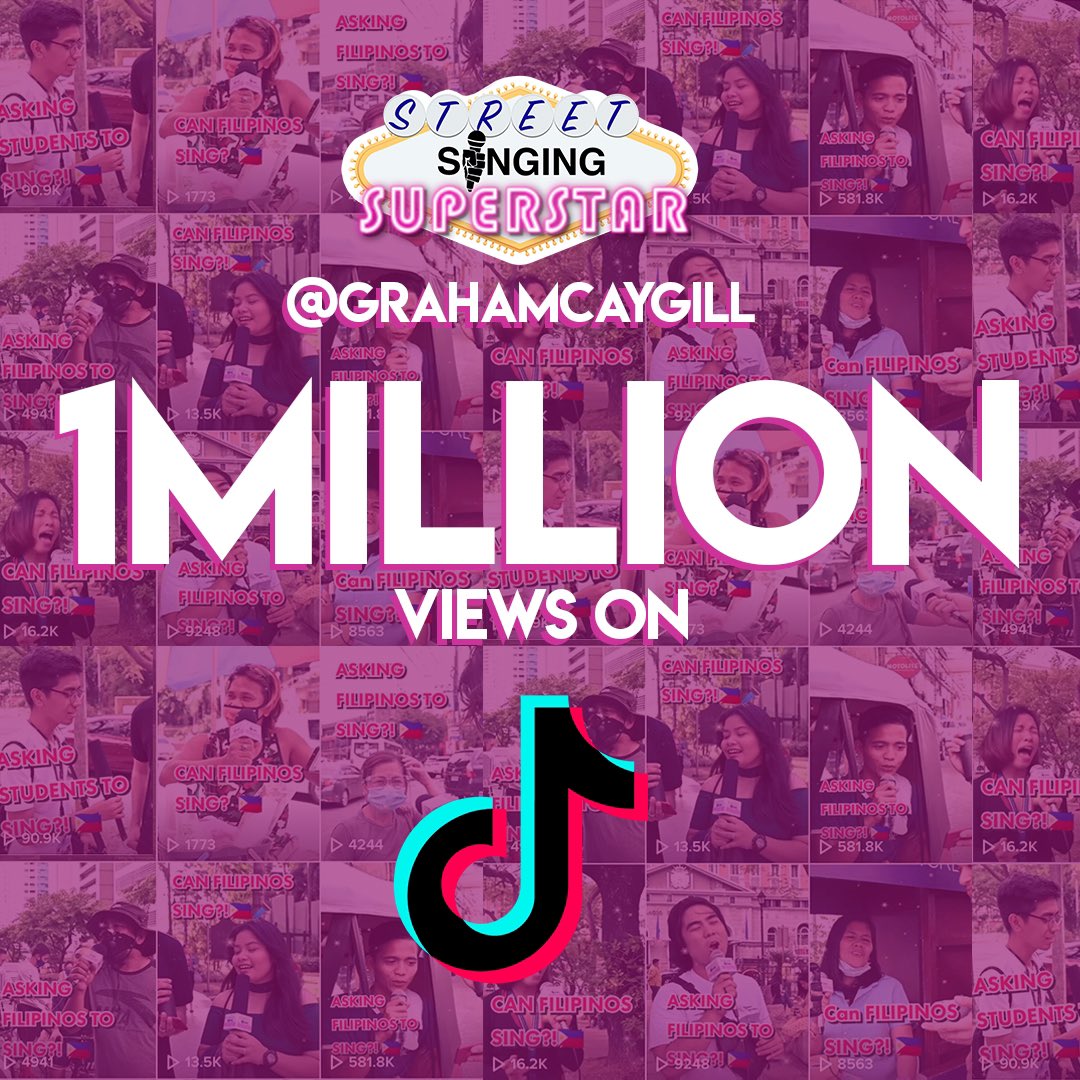 Thanks to everyone who supports Street Singing Superstar! ❤️🇵🇭💫🤷🏽‍♂️🤩

We had an awesome first week on Tiktok 🙏🏼

vt.tiktok.com/ZSJeFPnYL/