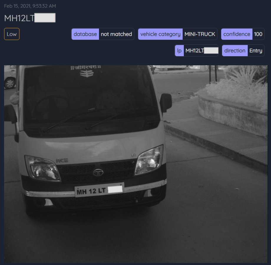 UncannyVisionAI's tweet photo. Check out our new gate ANPR installation at DSK Sundaraban, Pune. Some screenshots from our dashboard showing a mismatch in the database for delivery vehicles and minitrucks!
#uncannyvisionupdates #anpr #gateanpr #ai #artificialintelligence #security #cctvcameras https://t.co/izAgaeEsRS