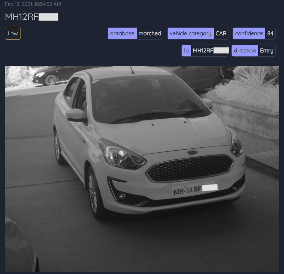 UncannyVisionAI's tweet photo. Check out our new gate ANPR installation at DSK Sundaraban, Pune. Some screenshots from our dashboard showing a mismatch in the database for delivery vehicles and minitrucks!
#uncannyvisionupdates #anpr #gateanpr #ai #artificialintelligence #security #cctvcameras https://t.co/izAgaeEsRS