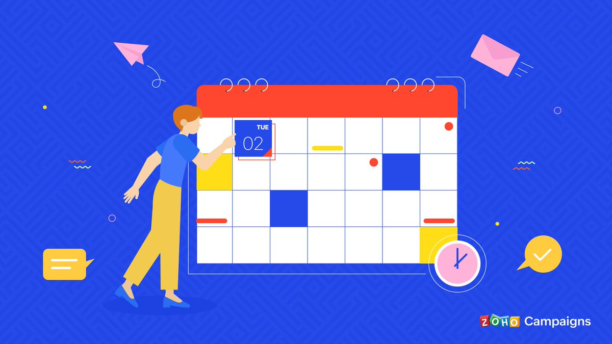 ZolutionCo's tweet image. Should you send your marketing emails on Tuesdays? zoho.com/blog/campaigns… #ZohoCampaigns