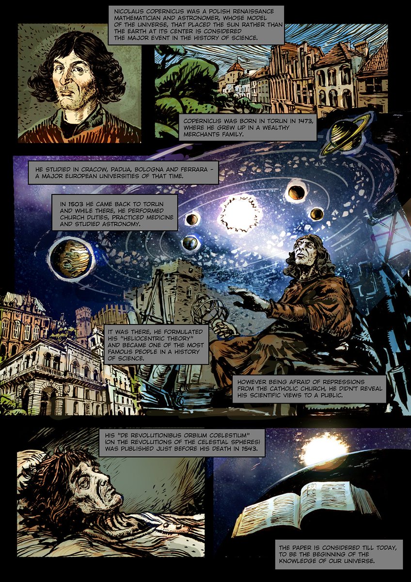 ポーランド広報文化センター Twitter પર 2月19日 は ニコラウス コペルニクス の 誕生日 です 1473年生まれ ポーランド語では ミコワイ コペルニク Mikolaj Kopernik と発音します コミックスの制作は 駐日ポーランド共和国大使館 Plintokyo