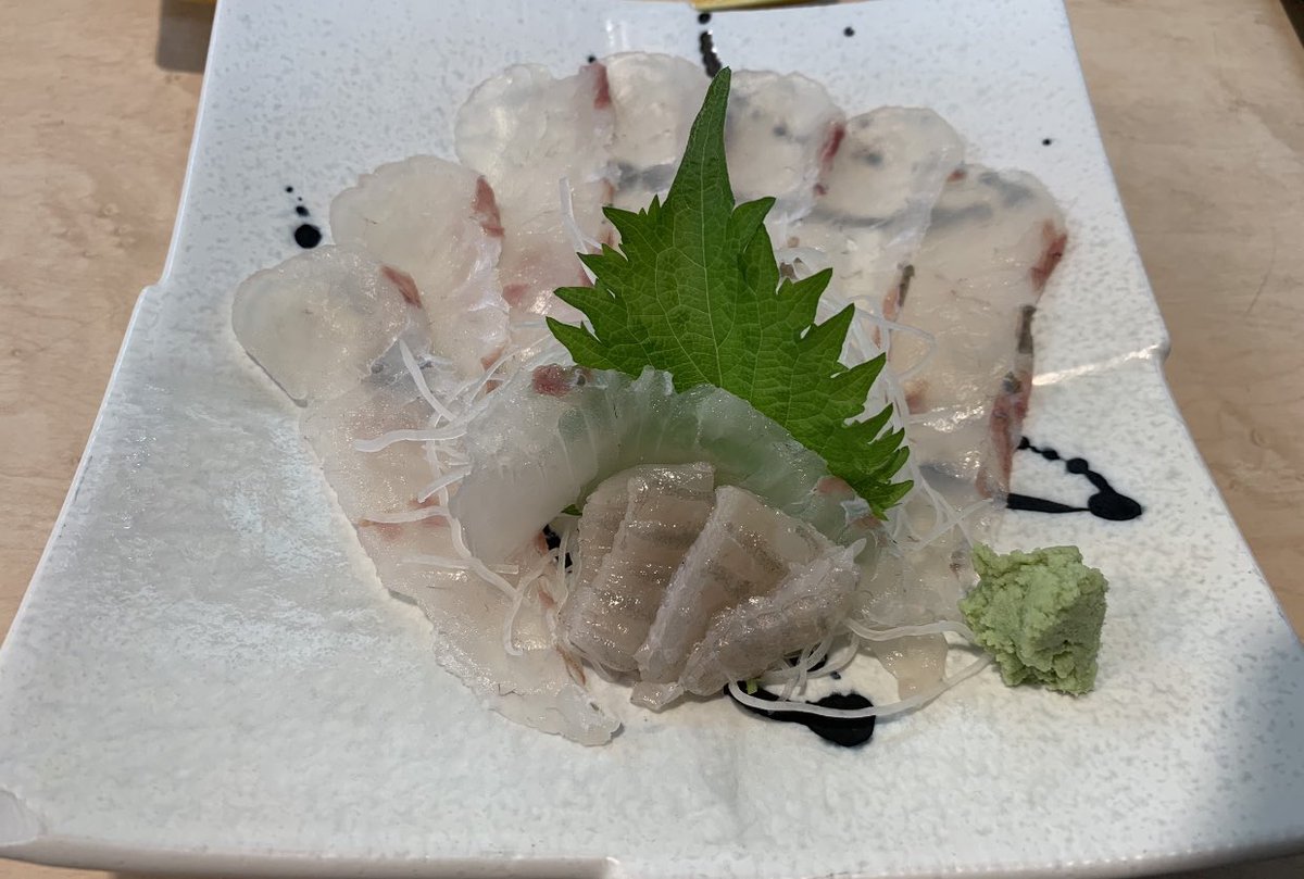 平目刺身 平目刺身