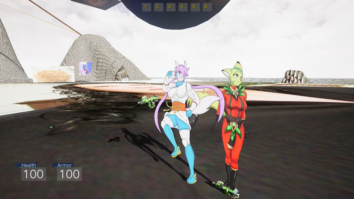 AshthorneGaming's tweet photo. I added the buff versions of Team Lilac from #FreedomPlanet along with the AU character CarolThePyro as playermodels in #Modiverse ! Materials used made by @SKY_BEATZ_12 (18+)

https://t.co/6YTmgXUT2j https://t.co/H95mXovtDN