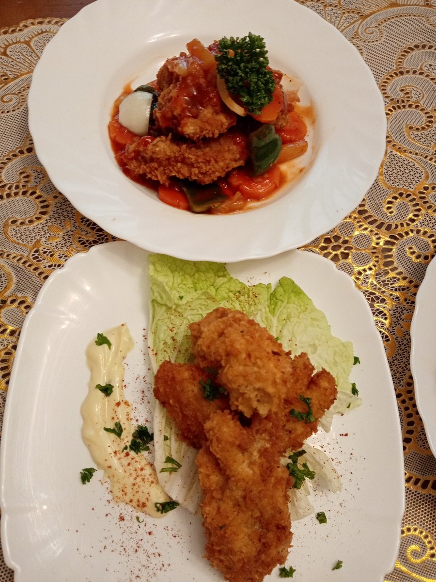 _ninabacani's tweet photo. Fish fillet in 2 ways 🐠.

Sweet &amp; Sour fish fillet and Crispy Fillet with Garlic Mayo dip 😍

Gawing espesyal ang simpleng ulam 💕 https://t.co/3uFQOx5gUk