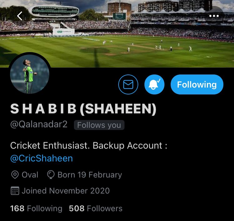 Shabib Ahmad, The boy who revived Cricket Threads.A Thread