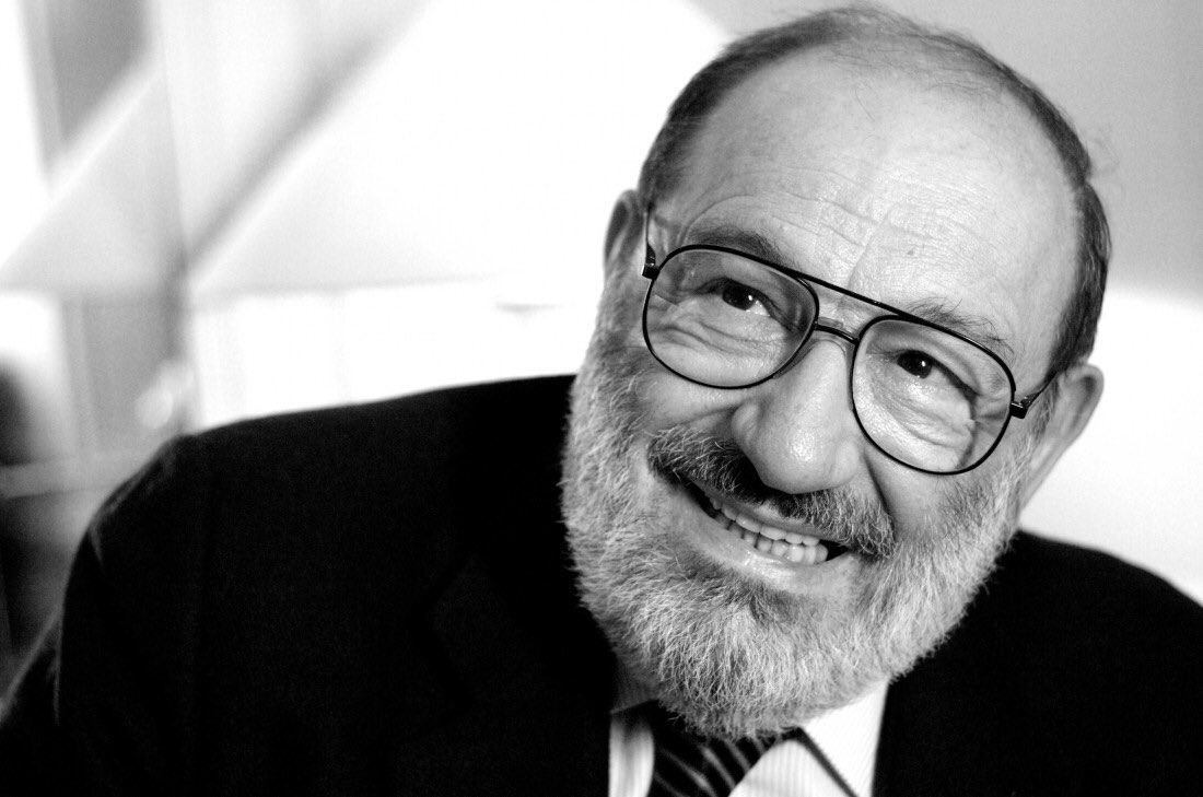 Poesiaitalia's tweet photo. “Ci vuole sempre qualcuno da odiare per sentirsi giustificati nella propria miseria.”
[Il cimitero di Praga]

Cinque anni fa moriva Umberto Eco (#19febbraio 2016) scrittore e filosofo, uno dei più importanti uomini di cultura contemporanei. 
#UmbertoEco https://t.co/qz2Ezf0xZp