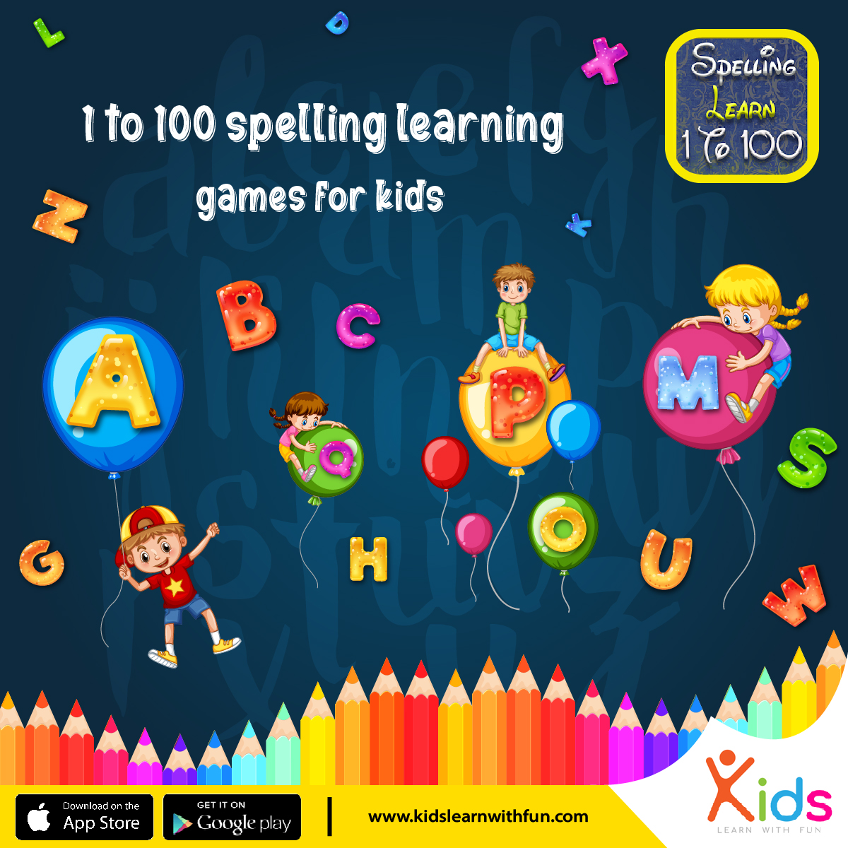 1 to 100 #spelling learning : #games for #kids
play.google.com/store/apps/det…
#spellinglearning #kidsgame #spellinggame #learninggame #improvepower #spellingword #practiceword #boardgames #IQTraining #classroom #KidsLearnWithFun #kidsproblem #kidseducation #learninggame #spellingggame