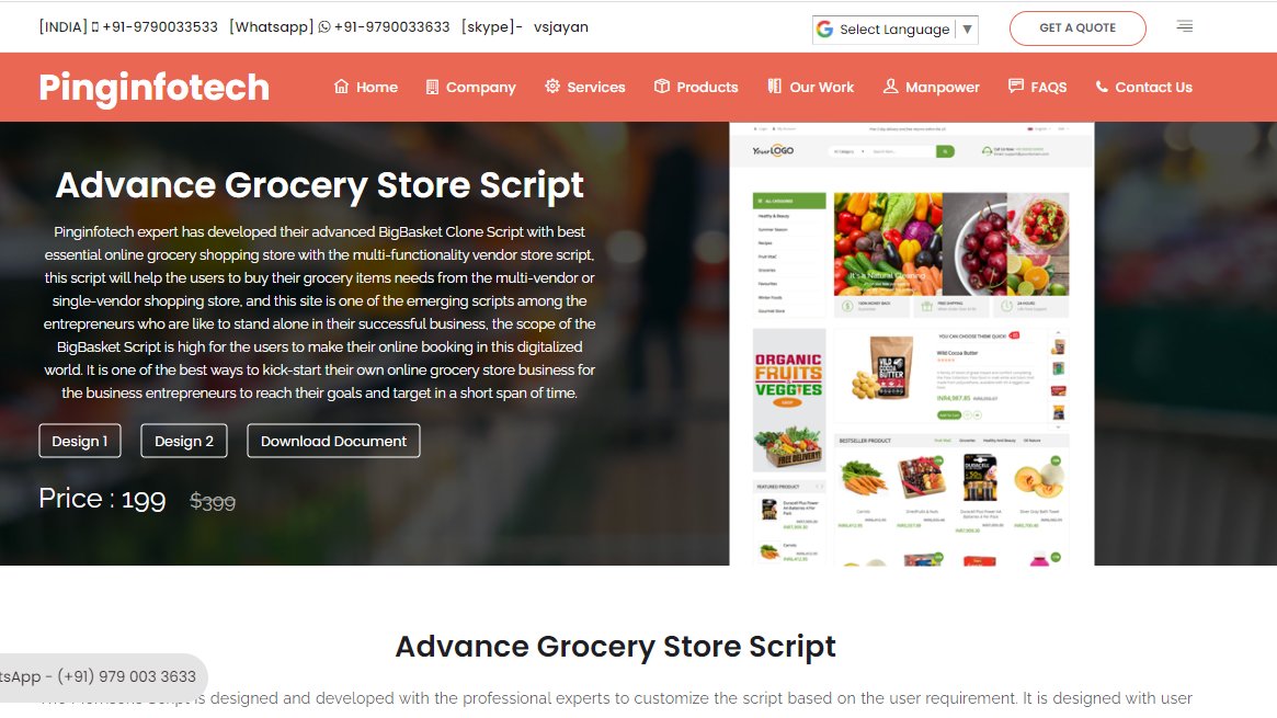 phpscriptsmall2's tweet image. ONLINE GROCERY STORE BUSINESS  SCRIPT

online grocery store  script could be a feature-packed grocery platform package #groceryshopping Store Script #online grocery store business  script
[INDIA]+91-9790033533 [skype]- vsjayan