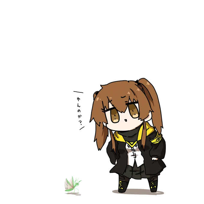 ドルフロ落書き33 #少女前線 #ドールズフロントライン #ドルフロ #少女前线 #カリーナ #UMP9 https://t.co/PeyQV6urM4 
