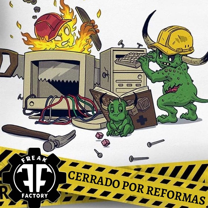 CluFreakFactory's tweet photo. ⚠️CERRAMOS TEMPORALMENTE⚠️
Desde hoy cerramos nuestras puertas para mejorar nuestras instalaciones de cara a próximos proyectos que pronto presentaremos.
Nos vemos pronto https://t.co/Q0U3hVo3Vv