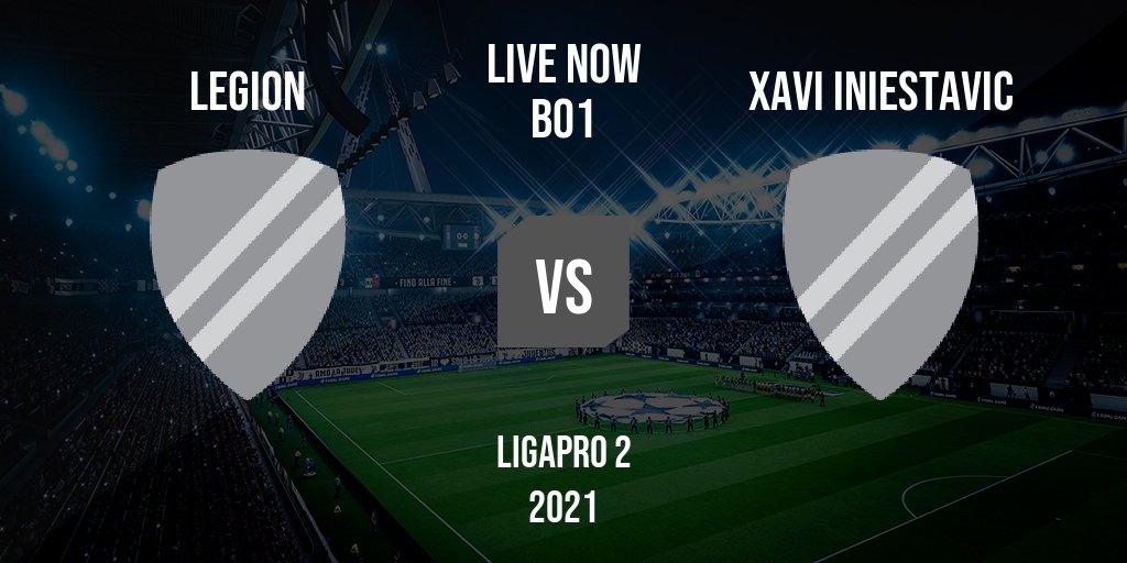 MatcherEsport's tweet photo. 🔴 Game Starting!
 
Legion x Xavi Iniestavic
LigaPro 2 2021
 
FIFA
 
Watch in: https://t.co/p2jNxmI4Fz https://t.co/L6hnFwt8CO