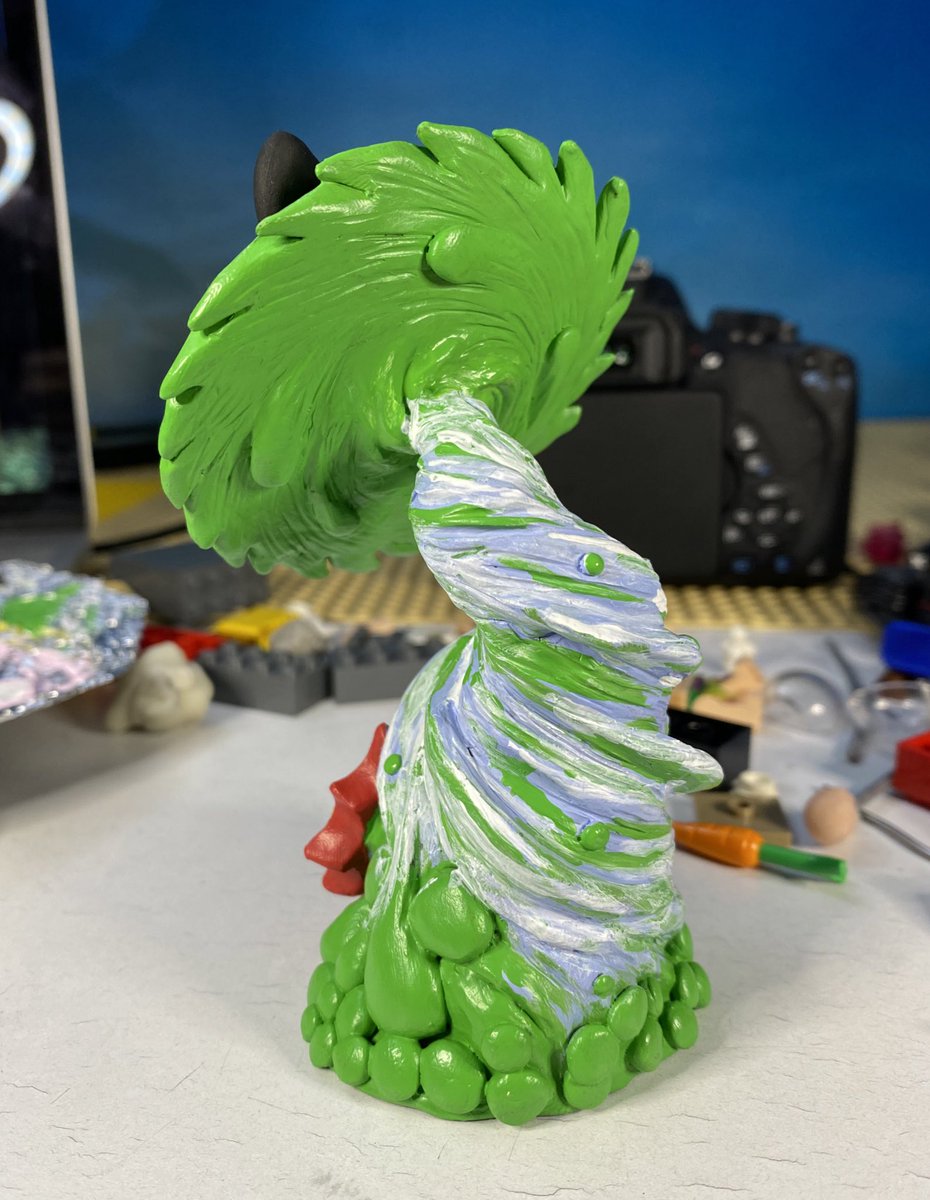 MrVolpintesta's tweet photo. “CUT IN HALF!” - ClayFighter 2: Judgement Clay. This is a commission piece for the bodacious Zool_TE.
He requested a statue of Blob using his saw attack, so I had to use a little imagination when implementing the spinning effect. https://t.co/BW29l0ydc4
