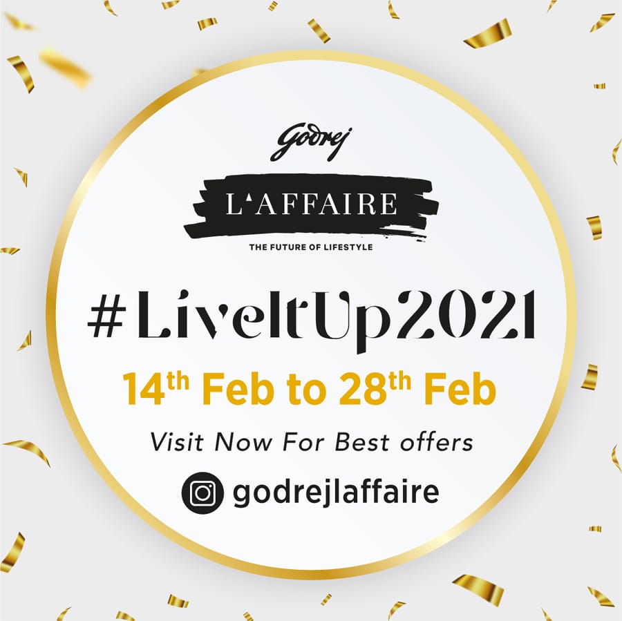 Here's 2021 Is Looking Definitely Fantastic With @godrejlaffaire. #LiveItUp2021