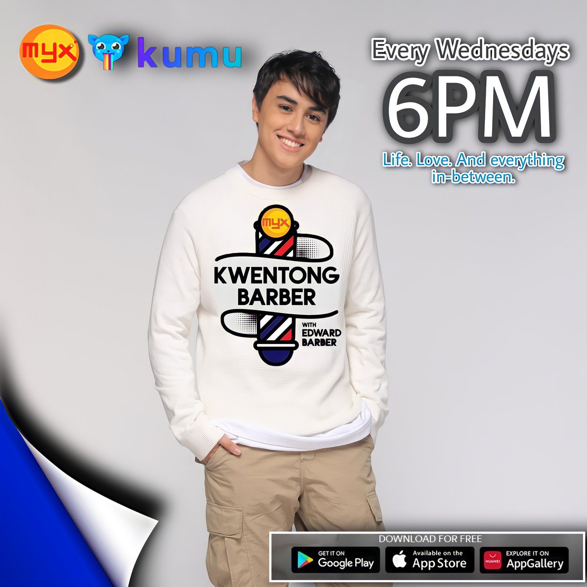 iamrainlouise's tweet photo. Don't miss the TV premiere of #KwentongBarber this coming Sunday, February 21 at 8PM on MYX( SkyCable Channel 23, GSAT Channel 35).

Brand new Kwentong Barber episodes every Wednesday, streaming LIVE @ 6PM on MYX Kumu account.

#MayWard #EdwardBarber @Barber_Edward_ https://t.co/vaYbqLcWoj