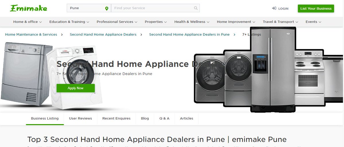 Emimake1's tweet photo. Top 3 Second Hand Home Appliance Dealers in Pune | emimake Pune
Second Hand Home Appliance Dealers in Pune - List of Best used home applainces dealers, Top household appliances dealers in Pune, old home and get more.

https://t.co/YquhK4jBmm

https://t.co/J89y85rZLY https://t.co/JgMzBM9PtC