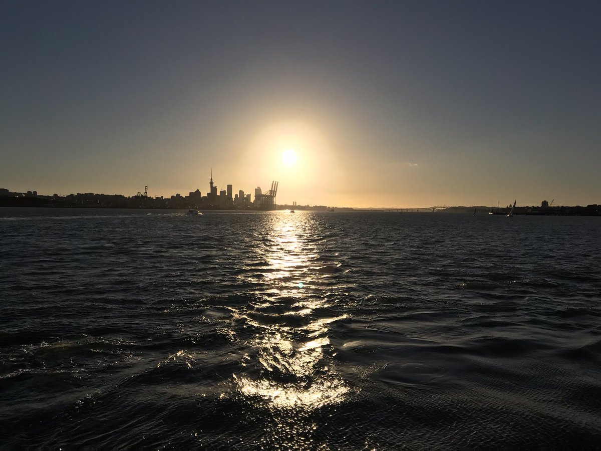 #aucklandsunset #ports