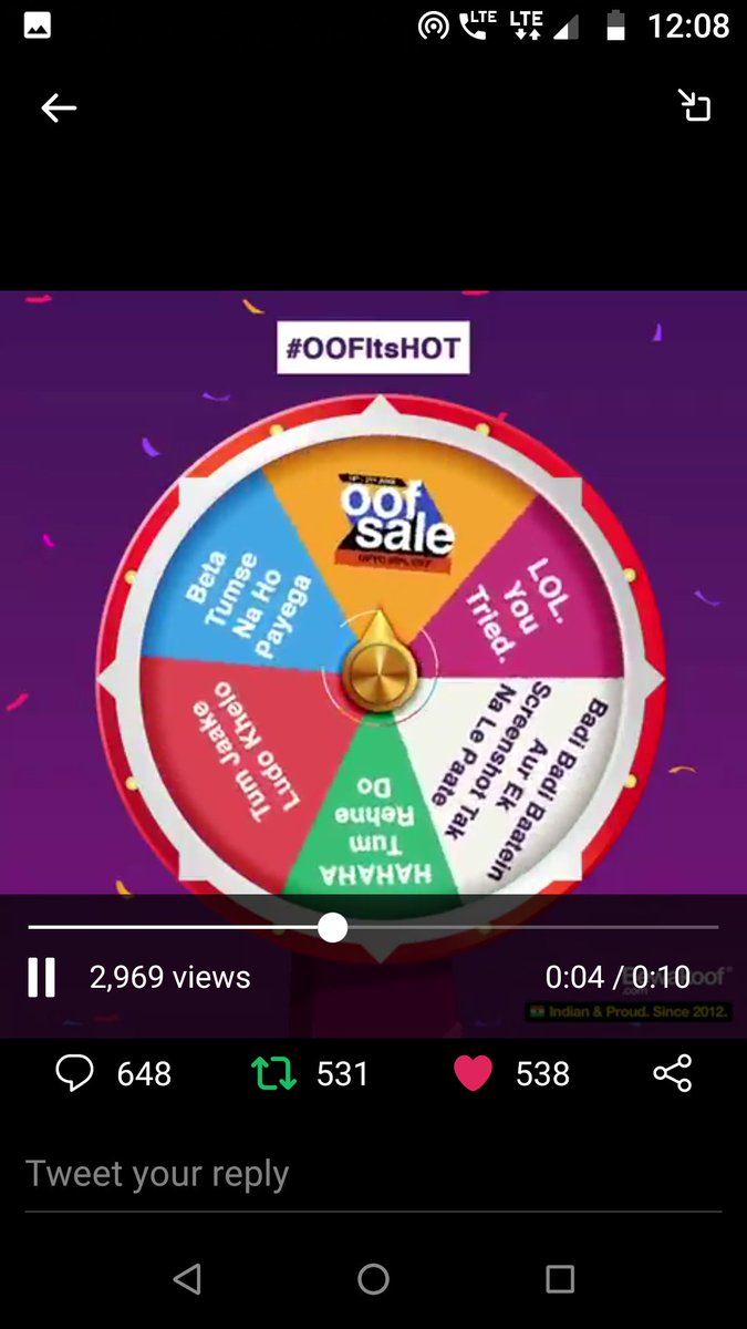 LuvyaJoshi's tweet photo. @Bewakoof_IN Day 2
Here my perfect Screenshot 
Liked ✔️
Followed✔️
Retweeted ✔️
#OOFItsHot 
#ContestAlert #giveaways #dealztrendsgiveaway #bewakoofgiveaway #GiveawayAlert #ContestIndia #contests #dailycontests

@sonali31104  @crazysd_  @AaRTzuu  @Jay_parmar17 @AbhishekIPLFeak 
@Deepaadhan3 https://t.co/t9r3hdvCva