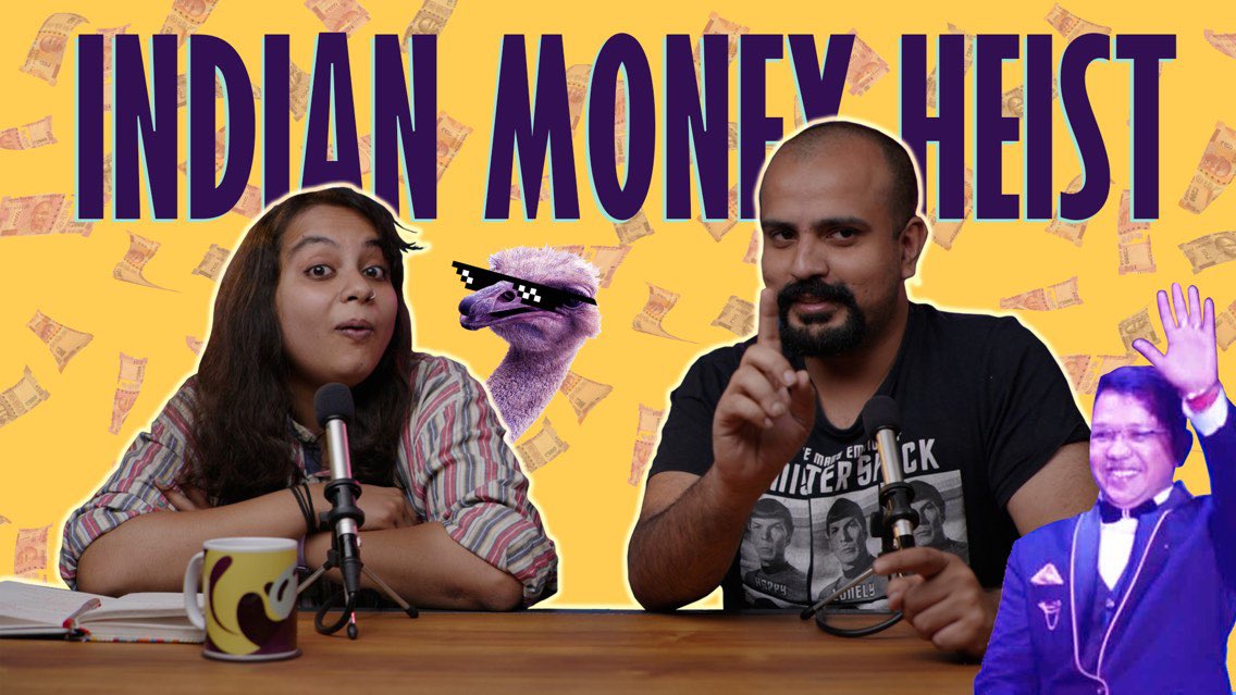 PadhakuPanda's tweet photo. #INDIANMONEYHEIST Have you heard of the quintessential #indianscam?? Look no more! Check out our latest episode 🕺🏽🕺🏽
https://t.co/tI8tpjTrK3 https://t.co/LOkf7d3N38