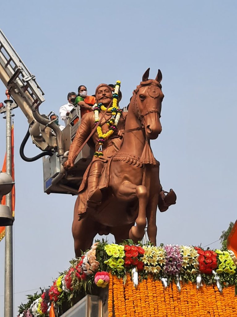 SShendge_'s tweet photo. हिंदवी स्वराज्य संस्थापक छत्रपती शिवाजी महाराजांना जयंतीदिनी त्रिवार वंदन! 🙏🏻🙏🏻🙏🏻 #शिवजयंती https://t.co/yz9rqOOB7O
