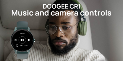 DOOGEE CR1, vous pouvez désormais contrôler votre musique et votre appareil photo depuis votre montre.
En savoir plus: ali.pub/5j0oq4
Rejoignez notre cadeau：bit.ly/3pQqwwI