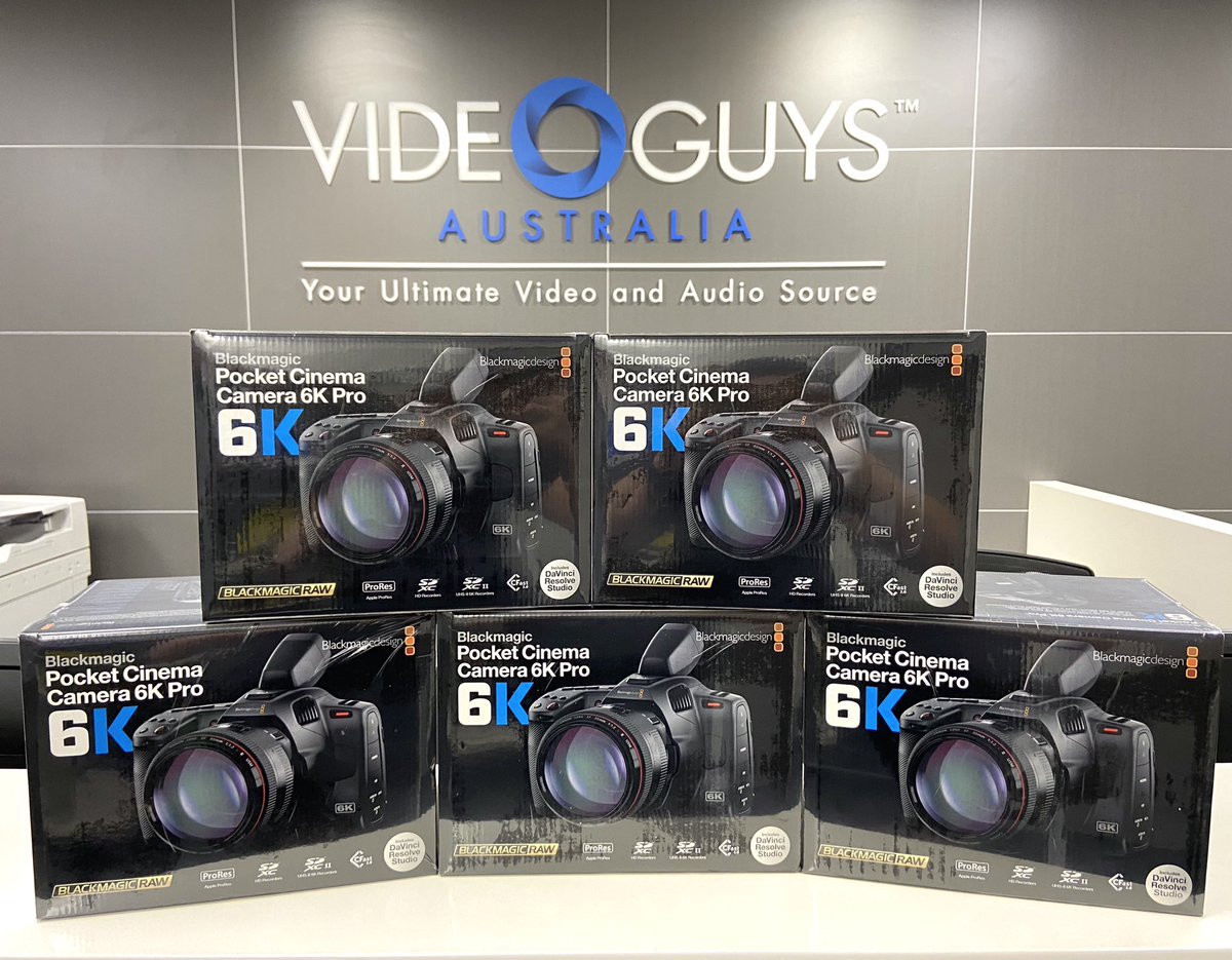 vidguys's tweet photo. 😍🔥 THEY HAVE ARRIVED 🔥😍
The Blackmagic Pocket 6K Pro has arrived ahead of schedule and is now IN STOCK! 😲
Click the link below to purchase yours today while stocks last until a next shipment! 🤩
https://t.co/D6jmfWmP0a
#BlackmagicDesign #Blackmagic #Pocket6KPro #Vidguys https://t.co/6ag9B0Y5Rz