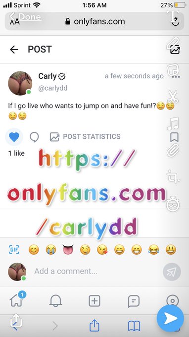 Come have some fun with me!!! @OnlyFans #onlyfans #onlyfanscarlydd #thick #thickqueen #subscribeforfree<a class="tags" href="/tag/onlyfans">@onlyfans</a><a href="/tag/onlyfans"class="tags">#onlyfans</a><a href="/tag/booty"class="tags"><span>#booty</span></a><a href="/tag/thick"class="tags"><span>#thick</span></a><a href="/tag/queen"class="tags"><span>#queen</span></a><a href="/tag/tattoos"class="tags"><span>#tattoos</span></a><a href="/tag/piercings"class="tags"><span>#piercings</span></a><a href="/tag/letshavefun"class="tags"><span>#letshavefun</span></a>