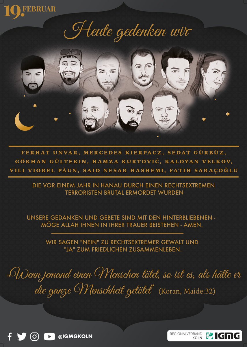 #hanau #saytheirnames