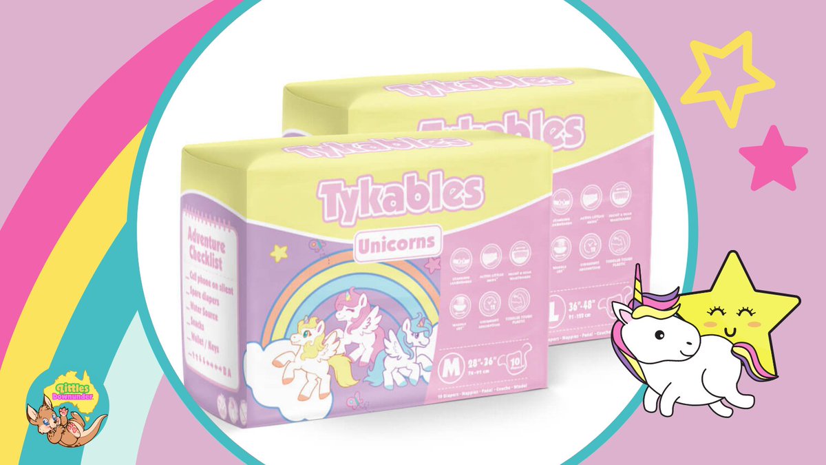 Did you try out our unicorn nappies yet?🦄

Order now at: littles-downunder.com.au/shop/tykables-…

#abdlgirl #abdlshop #ageplay #ageplayer #diapergirl #ddlglittles #adultbaby #diaperlover  #littlespacegirl  #littlespacetime #diaper #unicorns #unicornlovers